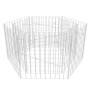 Arriate hexagonal de gaviones 100x90x50 cm de vidaXL, Maceteros y jardineras - Ref: Foro24-142532, Precio: 49,53 €, Descuento: %