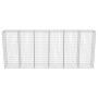 Muro de gaviones con cubiertas acero galvanizado 300x50x150 cm de vidaXL, Paneles de vallas - Ref: Foro24-143593, Precio: 227...