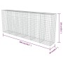 Muro de gaviones con cubiertas acero galvanizado 300x50x150 cm de vidaXL, Paneles de vallas - Ref: Foro24-143593, Precio: 227...