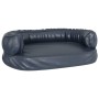 Cama para perros de espuma cuero sintético azul oscuro 60x42 cm en Camas para perros | Comprar online en Foru.es