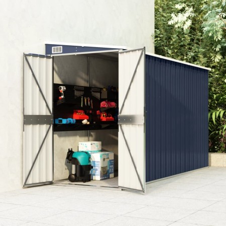 Cobertizo de jardín de pared acero galvanizado 118x288x178 cm de vidaXL, Cobertizos - Ref: Foro24-316227, Precio: 229,79 €, D...