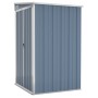 Cobertizo de jardín pared acero galvanizado gris 118x100x178 cm de vidaXL, Cobertizos - Ref: Foro24-316218, Precio: 152,76 €,...