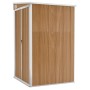 Cobertizo jardín pared acero galvanizado marrón 118x100x178 cm de vidaXL, Cobertizos - Ref: Foro24-316220, Precio: 137,42 €, ...