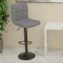 Taburete de cocina de tela gris claro de vidaXL, Taburetes de cocina - Ref: Foro24-334272, Precio: 74,28 €, Descuento: %