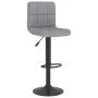 Taburete de cocina de tela gris claro de vidaXL, Taburetes de cocina - Ref: Foro24-334272, Precio: 73,16 €, Descuento: %