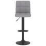 Taburete de cocina de tela gris claro de vidaXL, Taburetes de cocina - Ref: Foro24-334272, Precio: 74,28 €, Descuento: %