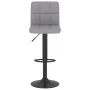 Taburete de cocina de tela gris claro de vidaXL, Taburetes de cocina - Ref: Foro24-334272, Precio: 73,16 €, Descuento: %