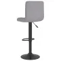 Taburete de cocina de tela gris claro de vidaXL, Taburetes de cocina - Ref: Foro24-334272, Precio: 73,16 €, Descuento: %