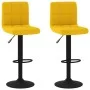 Taburetes de cocina 2 unidades terciopelo amarillo mostaza de vidaXL, Taburetes de cocina - Ref: Foro24-334312, Precio: 134,0...