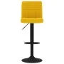 Taburetes de cocina 2 unidades terciopelo amarillo mostaza de vidaXL, Taburetes de cocina - Ref: Foro24-334312, Precio: 134,0...