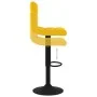 Taburetes de cocina 2 unidades terciopelo amarillo mostaza de vidaXL, Taburetes de cocina - Ref: Foro24-334312, Precio: 134,0...