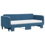 Sofá cama nido con colchón terciopelo azul 80x200 cm de vidaXL, Camas y somieres - Ref: Foro24-3197079, Precio: 413,92 €, Des...