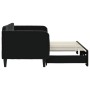 Sofá cama nido terciopelo negro 80x200 cm de vidaXL, Camas y somieres - Ref: Foro24-3197060, Precio: 248,10 €, Descuento: %