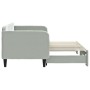 Sofá cama nido terciopelo gris claro 80x200 cm de vidaXL, Camas y somieres - Ref: Foro24-3197056, Precio: 250,46 €, Descuento: %