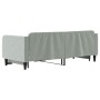 Sofá cama nido terciopelo gris claro 80x200 cm de vidaXL, Camas y somieres - Ref: Foro24-3197056, Precio: 250,46 €, Descuento: %