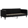 Sofá cama nido terciopelo negro 80x200 cm de vidaXL, Camas y somieres - Ref: Foro24-3197060, Precio: 248,10 €, Descuento: %