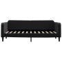Sofá cama nido terciopelo negro 80x200 cm de vidaXL, Camas y somieres - Ref: Foro24-3197060, Precio: 248,10 €, Descuento: %