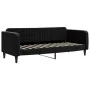 Sofá cama nido con cajones terciopelo negro 80x200 cm de vidaXL, Camas y somieres - Ref: Foro24-3197108, Precio: 284,42 €, De...