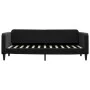Sofá cama nido con cajones terciopelo negro 80x200 cm de vidaXL, Camas y somieres - Ref: Foro24-3197108, Precio: 284,42 €, De...