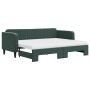 Sofá cama nido con colchón terciopelo verde oscuro 80x200 cm de vidaXL, Camas y somieres - Ref: Foro24-3197082, Precio: 418,5...