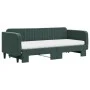 Sofá cama nido con colchón terciopelo verde oscuro 80x200 cm de vidaXL, Camas y somieres - Ref: Foro24-3197082, Precio: 414,6...