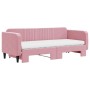 Sofá cama nido con colchón terciopelo rosa 80x200 cm de vidaXL, Camas y somieres - Ref: Foro24-3197083, Precio: 422,50 €, Des...
