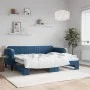 Sofá cama nido terciopelo azul 80x200 cm de vidaXL, Camas y somieres - Ref: Foro24-3197055, Precio: 242,16 €, Descuento: %