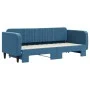 Sofá cama nido terciopelo azul 80x200 cm de vidaXL, Camas y somieres - Ref: Foro24-3197055, Precio: 242,16 €, Descuento: %