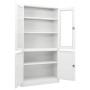 Armario de oficina de acero blanco 90x40x180 cm de vidaXL, Taquillas y armarios de almacenamiento - Ref: Foro24-335946, Preci...
