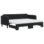 Sofá cama nido con colchón terciopelo negro 80x200 cm de vidaXL, Camas y somieres - Ref: Foro24-3197084, Precio: 415,91 €, De...