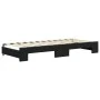 Sofá cama nido con colchón terciopelo negro 80x200 cm de vidaXL, Camas y somieres - Ref: Foro24-3197084, Precio: 415,91 €, De...