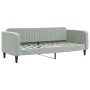 Sofá cama nido con cajones terciopelo gris claro 80x200 cm de vidaXL, Camas y somieres - Ref: Foro24-3197104, Precio: 290,51 ...