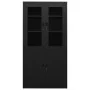 Armario de oficina de acero negro 90x40x180 cm de vidaXL, Taquillas y armarios de almacenamiento - Ref: Foro24-335948, Precio...