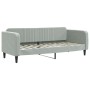 Sofá cama nido con cajones terciopelo gris claro 80x200 cm de vidaXL, Camas y somieres - Ref: Foro24-3197128, Precio: 457,33 ...