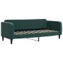 Sofá cama nido con cajones terciopelo verde oscuro 80x200 cm de vidaXL, Camas y somieres - Ref: Foro24-3197130, Precio: 455,5...