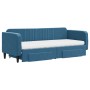 Sofá cama nido con cajones terciopelo azul 80x200 cm de vidaXL, Camas y somieres - Ref: Foro24-3197127, Precio: 451,11 €, Des...