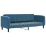 Trundle sofa bed with drawers blue velvet 80x200 cm by vidaXL, Beds and slatted bases - Ref: Foro24-3197127, Price: 452,13 €,...
