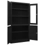 Armario de oficina de acero negro 90x40x180 cm de vidaXL, Taquillas y armarios de almacenamiento - Ref: Foro24-335948, Precio...