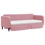 Sofá cama nido con cajones terciopelo rosa 80x200 cm de vidaXL, Camas y somieres - Ref: Foro24-3197131, Precio: 460,02 €, Des...