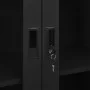 Armario de oficina de acero negro 90x40x180 cm de vidaXL, Taquillas y armarios de almacenamiento - Ref: Foro24-335948, Precio...
