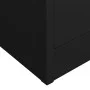 Armario de oficina de acero negro 90x40x180 cm de vidaXL, Taquillas y armarios de almacenamiento - Ref: Foro24-335948, Precio...