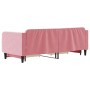 Sofá cama nido con cajones terciopelo rosa 80x200 cm de vidaXL, Camas y somieres - Ref: Foro24-3197107, Precio: 291,10 €, Des...