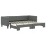 Sofá cama nido tela gris oscuro 80x200 cm de vidaXL, Camas y somieres - Ref: Foro24-3196574, Precio: 244,93 €, Descuento: %