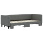 Sofá cama nido tela gris oscuro 80x200 cm de vidaXL, Camas y somieres - Ref: Foro24-3196574, Precio: 244,93 €, Descuento: %