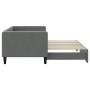 Sofá cama nido tela gris oscuro 80x200 cm de vidaXL, Camas y somieres - Ref: Foro24-3196574, Precio: 244,93 €, Descuento: %