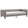 Sofá cama con colchón tela gris taupe 90x200 cm de vidaXL, Camas y somieres - Ref: Foro24-3196563, Precio: 311,53 €, Descuent...