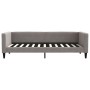 Sofá cama con colchón tela gris taupe 90x200 cm de vidaXL, Camas y somieres - Ref: Foro24-3196563, Precio: 311,53 €, Descuent...
