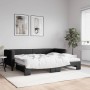 Sofá cama nido con colchón tela negro 80x200 cm de vidaXL, Camas y somieres - Ref: Foro24-3196593, Precio: 416,63 €, Descuent...