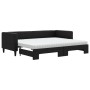 Sofá cama nido con colchón tela negro 80x200 cm de vidaXL, Camas y somieres - Ref: Foro24-3196593, Precio: 416,63 €, Descuent...
