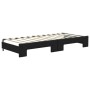 Sofá cama nido con colchón tela negro 80x200 cm de vidaXL, Camas y somieres - Ref: Foro24-3196593, Precio: 416,63 €, Descuent...